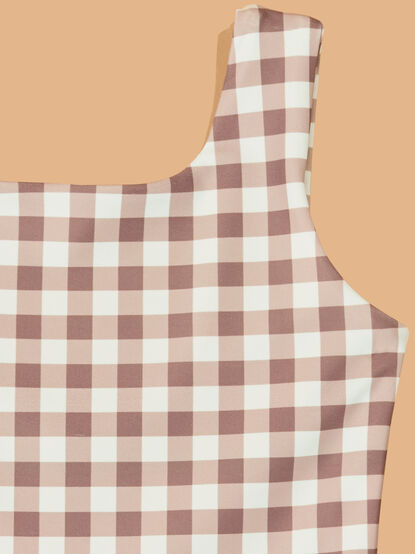 Lena Gingham Unitard - AS Kids