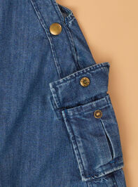 Scout Denim Cargo Overalls Detail 4 - AS Kids