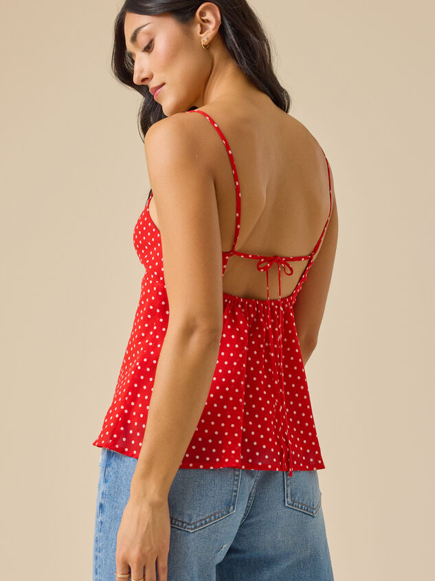 Kinley Polka Dot Cami Detail 5 - AS Kids