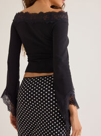 Reagan Lace Long Sleeve Top Detail 4 - AS Kids