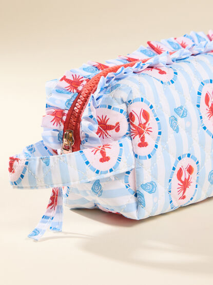 Seaside Lobster Quilted Cosmetic Pouch - ALTAR'D STATE KIDS