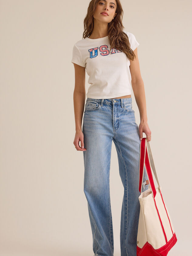 USA Patchwork Baby Tee - ALTAR'D STATE KIDS