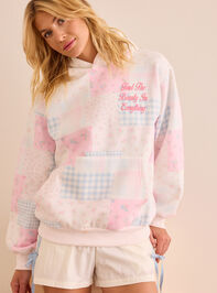 Find The Beauty Patchwork Hoodie Detail 2 - AS Kids