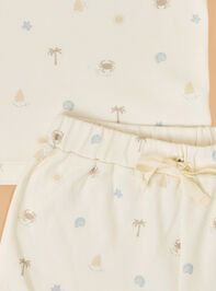 Shoreline Beach Icons Top and Short Set Detail 2 - ALTAR'D STATE KIDS