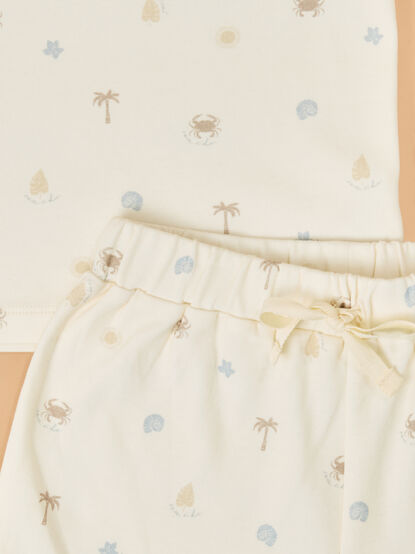 Shoreline Beach Icons Top and Short Set - ALTAR'D STATE KIDS