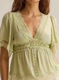 Evanelle Lace Babydoll Top Detail 3 - AS Kids