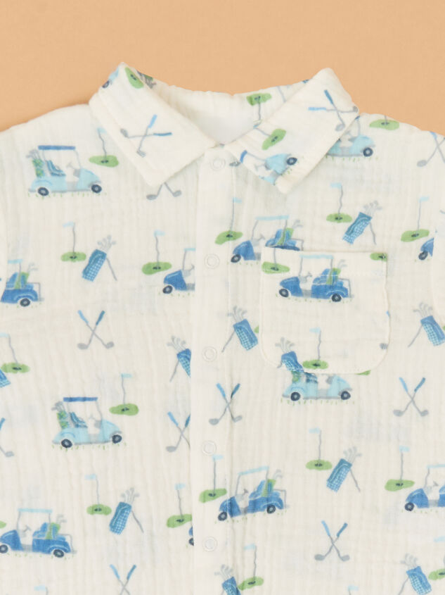 Golf Cart Polo Toddler Set Detail 3 - ALTAR'D STATE KIDS