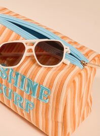 Sunshine and Surf Stripe Pouch Detail 4 - ALTAR'D STATE KIDS
