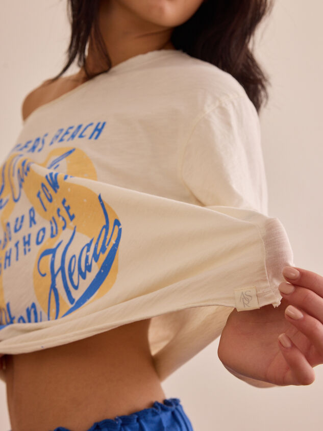 Islanders Hilton Head Off the Shoulder Tee Detail 5 - ALTAR'D STATE KIDS