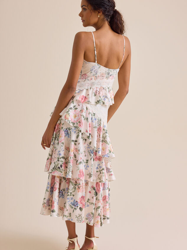 Santiana Floral Maxi Dress Detail 5 - ALTAR'D STATE KIDS
