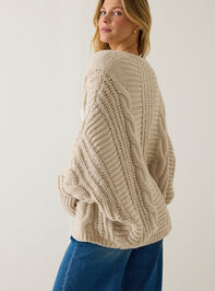 Luna Open Front Cardigan Detail 6 - AS Kids
