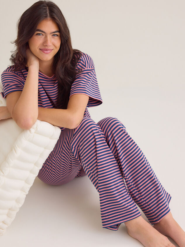 Alaya Stripe Lounge Pant Detail 5 - AS Kids