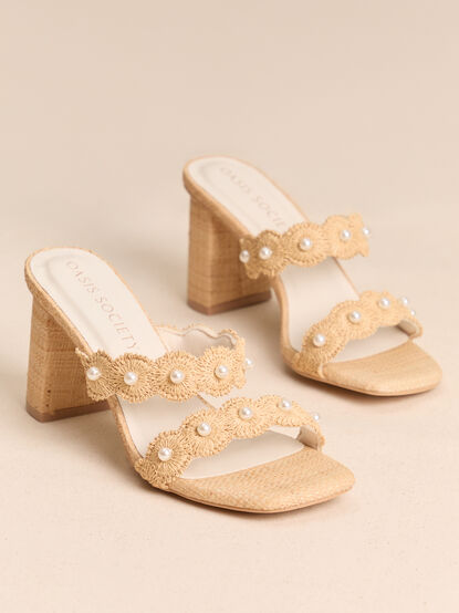 Helena Pearl Scallop Heel - AS Kids