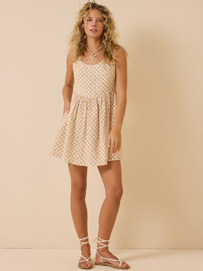 Palm Check Mama Dress - ALTAR'D STATE KIDS