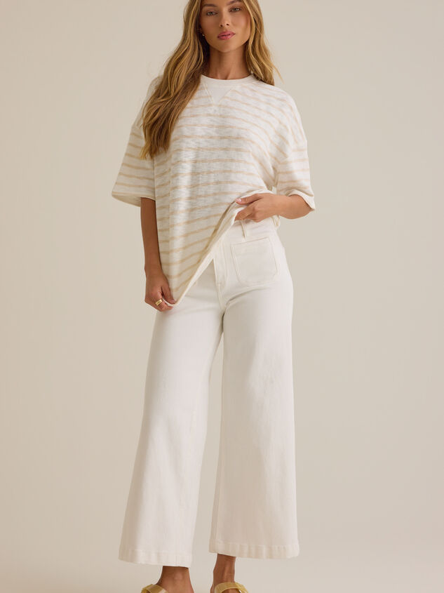 Hayden Oversized Stripe Tee - ALTAR'D STATE KIDS