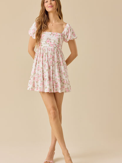 Nyra Floral Mini Dress - ALTAR'D STATE KIDS