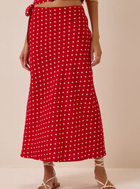 Jaycee Dot Midi Skirt Detail 3 - AS Kids