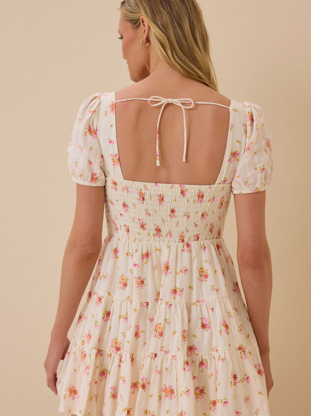 Annika Floral Mini Dress Detail 4 - ALTAR'D STATE KIDS