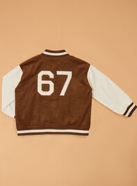 Will Football Varsity Jacket Detail 3 - AS Kids