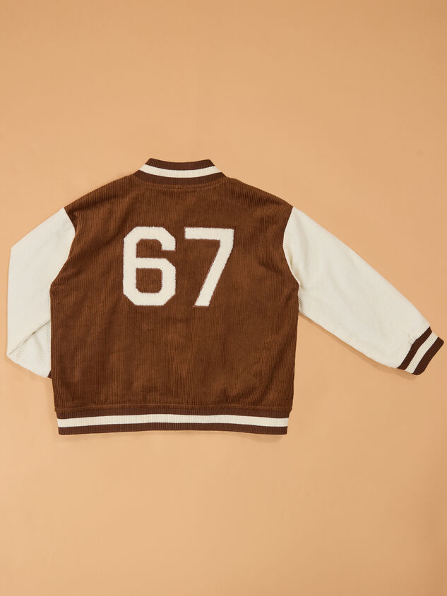 Will Football Varsity Jacket Detail 3 - AS Kids