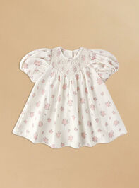 Carina Floral Dress by Quincy Mae Detail 2 - ALTAR'D STATE KIDS