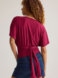 Mina Boatneck Fitted Top Detail 3 - AS Kids