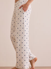 Classic Dot Cozy Pant Detail 5 - AS Kids