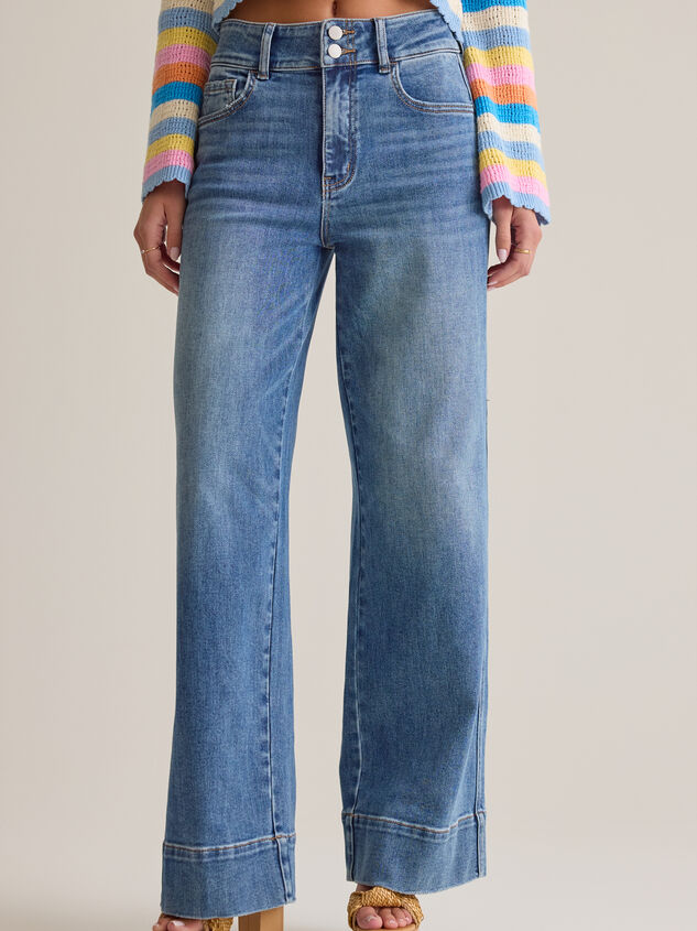 Lyla High Rise Wide Leg Jean Detail 3 - AS Kids
