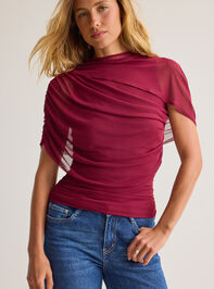 Kael Mesh Shawl Wrap Top - AS Kids