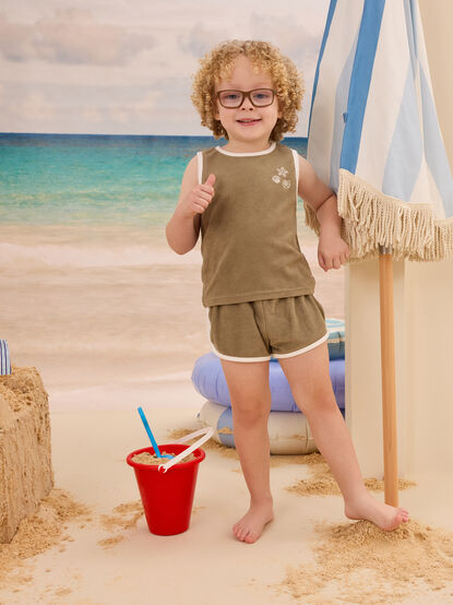 Terry Seashell Short Set - AS Kids