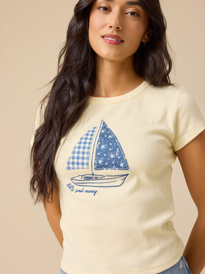 Let's Sail Away Baby Tee - ALTAR'D STATE KIDS