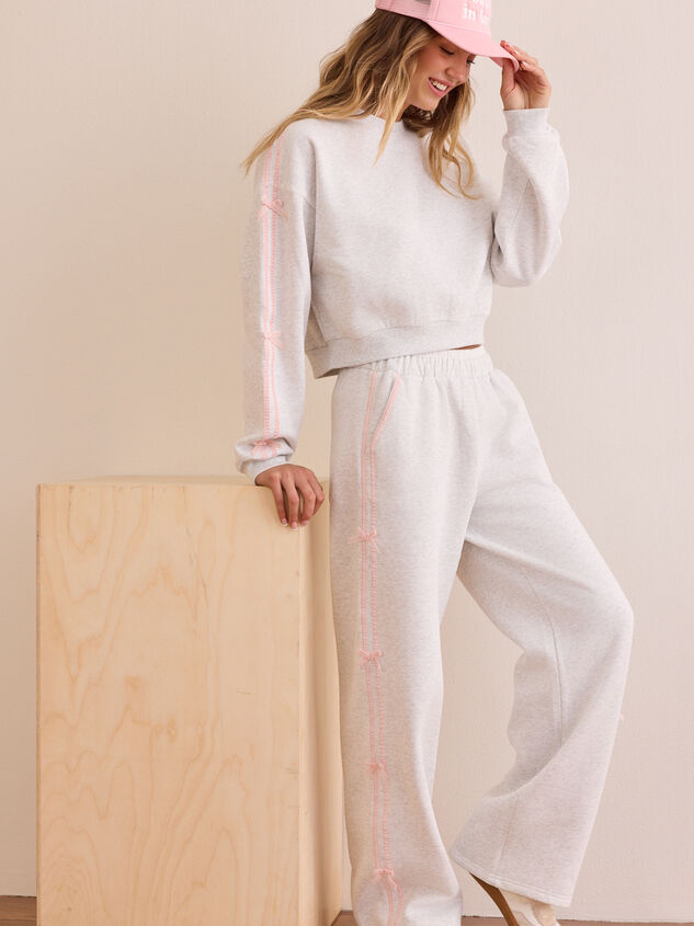 Pit Stop Bow Sleeve Pullover Detail 4 - ALTAR'D STATE KIDS