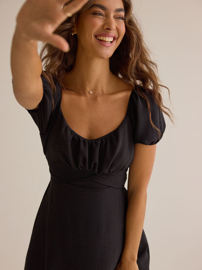 Delilah Crossover Mini Dress - AS Kids