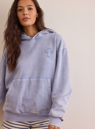 Faith Over Fear Appliqu&eacute; Hoodie Detail 4 - AS Kids