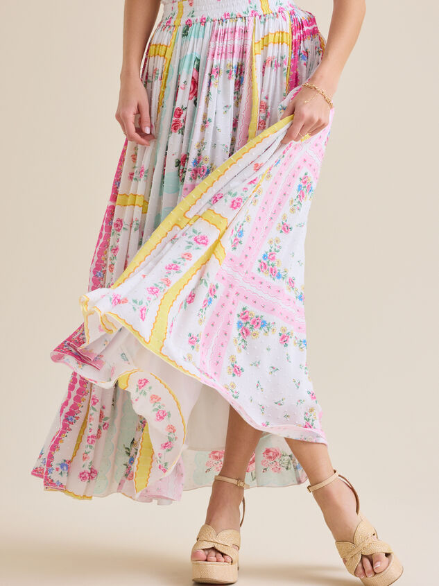 Gianna Floral Maxi Skirt Detail 5 - ALTAR'D STATE KIDS