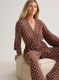Charlotte Polka Dot Lounge Kimono - AS Kids