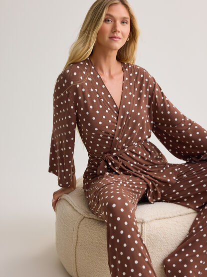 Charlotte Polka Dot Lounge Kimono - AS Kids