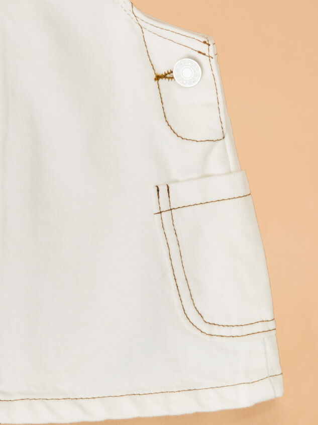 Piper Baby Denim Dress Detail 4 - AS Kids