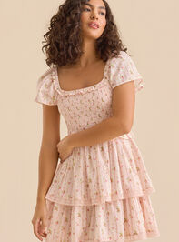 Cardi Floral Mini Dress Detail 3 - ALTAR'D STATE KIDS