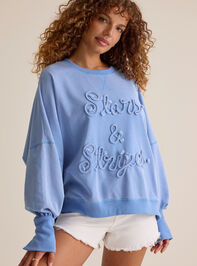 Stars and Stripes Pullover Detail 3 - AS Kids