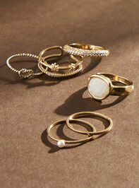 Glitz Dainty Ring 6 Pack Detail 2 - ALTAR'D STATE KIDS