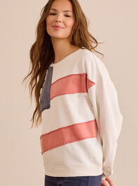 USA Flag Applique Pullover Detail 5 - ALTAR'D STATE KIDS