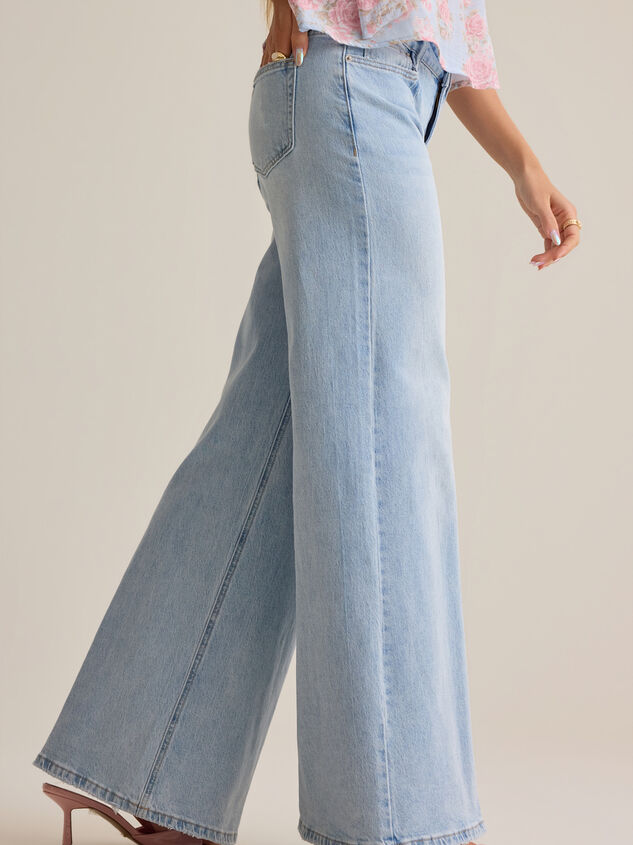 Delaney Wide Leg Jean Detail 4 - AS Kids