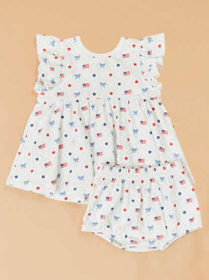 Americana Lattice Dress - ALTAR'D STATE KIDS