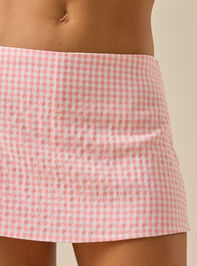 Cierra Gingham Mini Skort Detail 2 - ALTAR'D STATE KIDS
