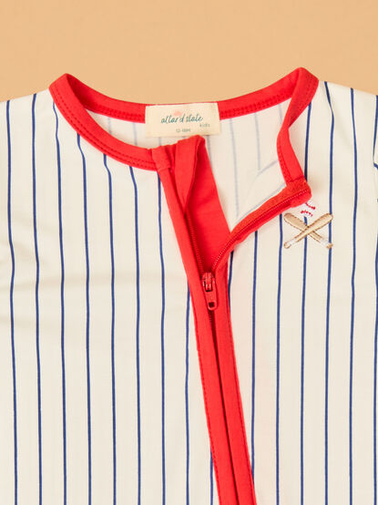 Batters Up Baseball Zip Shortall - ALTAR'D STATE KIDS