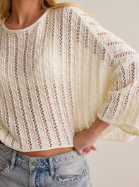 Alexis Knit Boxy Sweater Tee Detail 2 - AS Kids