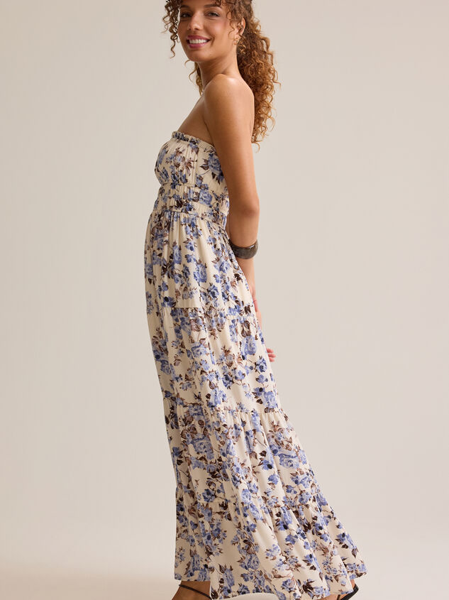 Amanda Floral Maxi Dress Detail 3 - AS Kids