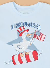 Firequacker Tee Detail 2 - AS Kids