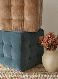 Skye Upholstered Ottoman Detail 7 - AS Kids
